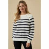 Wallis Petite Striped Button Crew Neck Jumper For Female -Cheap Wallis Store unnamed file 4034