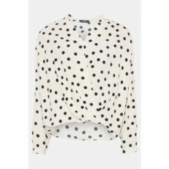 Wallis Blush Spot Woven Wrap Top For Female -Cheap Wallis Store unnamed file 4123
