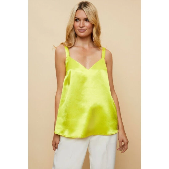 Wallis Tall Satin V Neck Cami Top For Female 3 Wallis Tall Satin V Neck Cami Top For Female