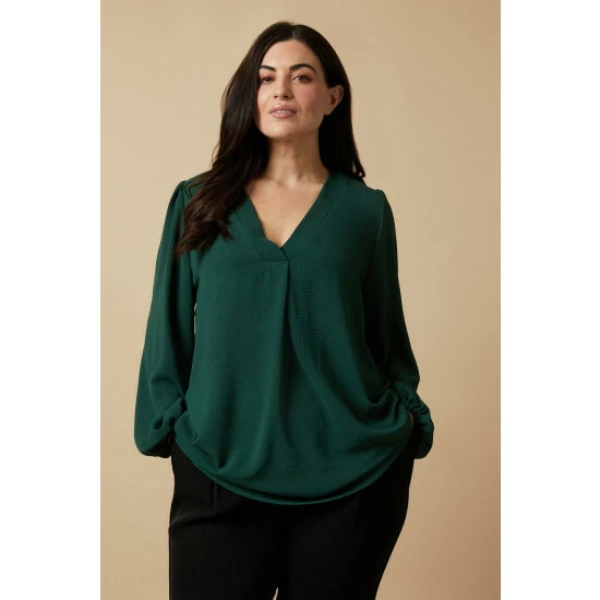 Wallis Curve Green Overhead Shirt For Female 9 Wallis Curve Green Overhead Shirt For Female - Image 7