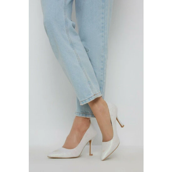 Wallis Grecia Glitter Court Shoes For Female 8 Wallis Grecia Glitter Court Shoes For Female - Image 6