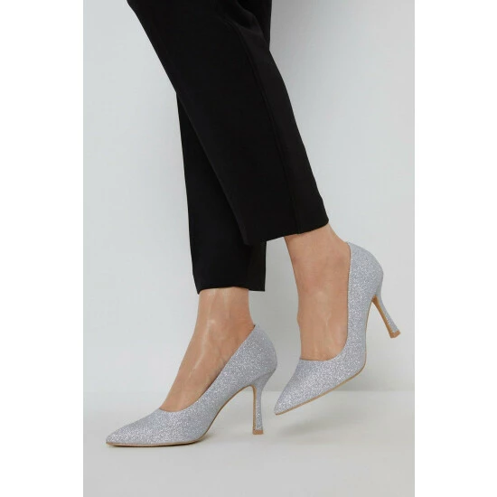 Wallis Grecia Glitter Court Shoes For Female 9 Wallis Grecia Glitter Court Shoes For Female - Image 7