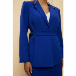 Wallis Petite D-ring Belted Single Breasted Suit Blazer For Female -Cheap Wallis Store unnamed file 4202