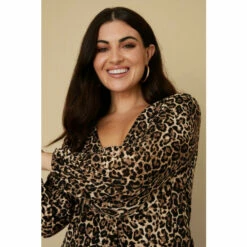 Wallis Curve Animal Button Through Midi Dress For Female -Cheap Wallis Store unnamed file 4212