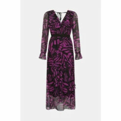 Wallis Silk Mix Wrap Midi Dress For Female -Cheap Wallis Store unnamed file 4226