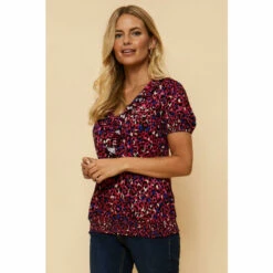 Wallis Petite Pink Leopard Jersey Frill Top For Female 9 Wallis Petite Pink Leopard Jersey Frill Top For Female -Cheap Wallis Store unnamed file 4236
