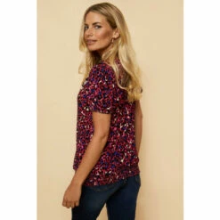 Wallis Petite Pink Leopard Jersey Frill Top For Female 10 Wallis Petite Pink Leopard Jersey Frill Top For Female -Cheap Wallis Store unnamed file 4237