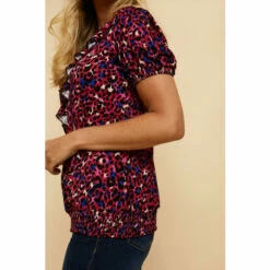 Wallis Petite Pink Leopard Jersey Frill Top For Female 11 Wallis Petite Pink Leopard Jersey Frill Top For Female -Cheap Wallis Store unnamed file 4238