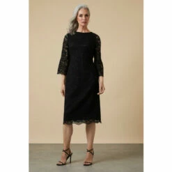 Wallis Lace Flare Sleeve Pencil Dress For Female -Cheap Wallis Store unnamed file 4246