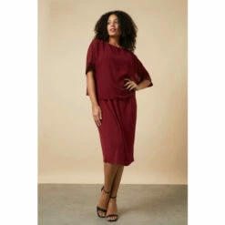 Wallis Curve Sequin Trim Sleeve Overlayer Dress For Female -Cheap Wallis Store unnamed file 4263