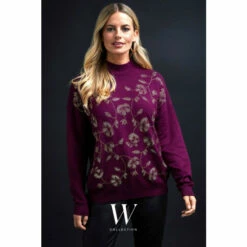 Wallis Petite All Over Floral Embellished Jumper For Female -Cheap Wallis Store unnamed file 4273