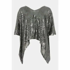 Wallis Sequin Asymmetric Overlay Top For Female 12 Wallis Sequin Asymmetric Overlay Top For Female -Cheap Wallis Store unnamed file 4278