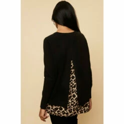 Wallis Petite Animal Woven Contrast Back Jumper For Female -Cheap Wallis Store unnamed file 4282