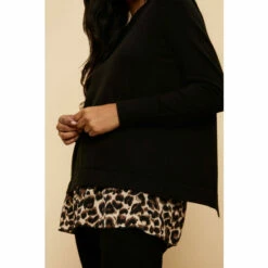 Wallis Petite Animal Woven Contrast Back Jumper For Female -Cheap Wallis Store unnamed file 4283