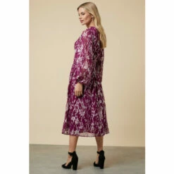 Wallis Petite Raspberry Twist Front Midi Dress For Female -Cheap Wallis Store unnamed file 4288