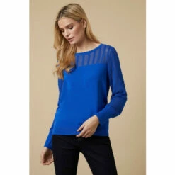 Wallis Pointelle Crew Neck Jumper For Female -Cheap Wallis Store unnamed file 4400