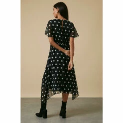 Wallis Tall Mono Spot Hank Hem Dress For Female -Cheap Wallis Store unnamed file 4410