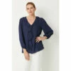 Wallis Navy Ruffle Front Blouse For Female -Cheap Wallis Store unnamed file 446