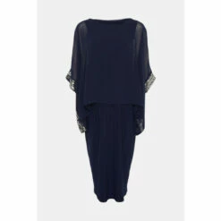 Wallis Tall Sequin Cold Shoulder Overlayer Dress For Female -Cheap Wallis Store unnamed file 4462