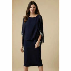 Wallis Tall Sequin Cold Shoulder Overlayer Dress For Female -Cheap Wallis Store unnamed file 4463