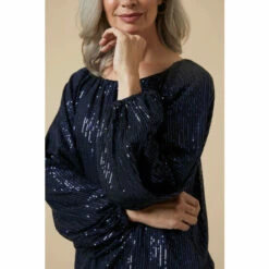 Wallis Sequin Gathered Detail Top For Female -Cheap Wallis Store unnamed file 4490