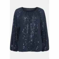 Wallis Sequin Gathered Detail Top For Female -Cheap Wallis Store unnamed file 4491