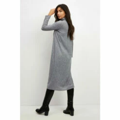 Wallis Soft Touch Rib Roll Neck Midi Dress For Female -Cheap Wallis Store unnamed file 4507