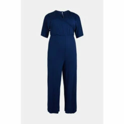 Wallis Curve Navy Jersey Wrap Jumpsuit For Female 12 Wallis Curve Navy Jersey Wrap Jumpsuit For Female -Cheap Wallis Store unnamed file 4529