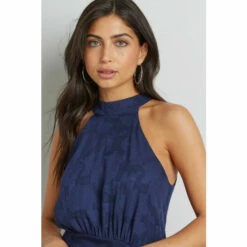 Wallis Tall Jacquard Halter Midi Dress For Female -Cheap Wallis Store unnamed file 4554