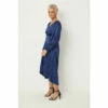 Wallis Petite Satin Viscose Jacquard Button Midi Dress For Female -Cheap Wallis Store unnamed file 459