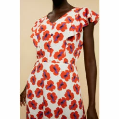 Wallis Tall Red Floral Button Through Printed Dress For Female -Cheap Wallis Store unnamed file 4611