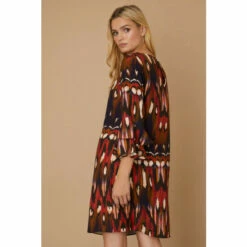 Wallis Black Blurred Peacock Slash Neck Shift Dress For Female 10 Wallis Black Blurred Peacock Slash Neck Shift Dress For Female -Cheap Wallis Store unnamed file 4616