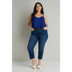 Wallis Curve Demi Cropped Straight Jeans For Female -Cheap Wallis Store unnamed file 4669