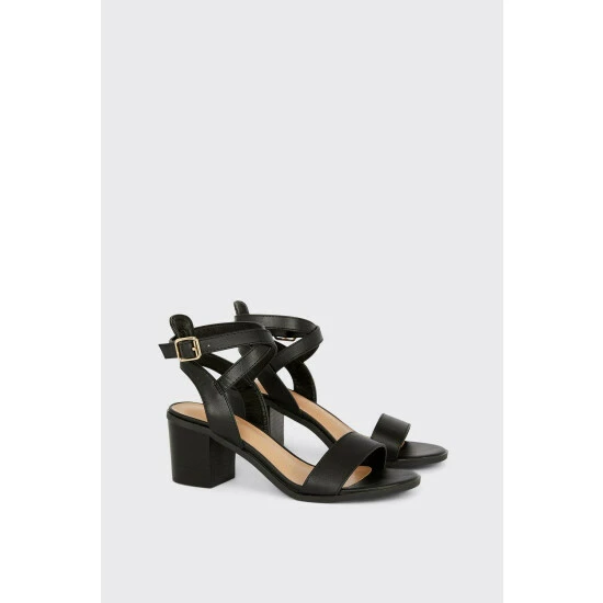 Wallis Samme Ankle Strap Detail Heeled Sandals For Female 6 Wallis Samme Ankle Strap Detail Heeled Sandals For Female - Image 4