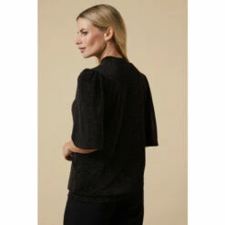 Wallis Tall Shimmer Key Hole Banded Top For Female -Cheap Wallis Store unnamed file 4739