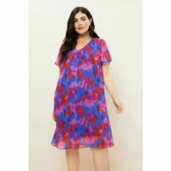 Wallis Curve Blurred Floral Split Front Dress For Female 15 Wallis Curve Blurred Floral Split Front Dress For Female -Cheap Wallis Store unnamed file 4809