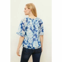 Wallis Petite Blue Floral Angel Sleeve Top For Female 10 Wallis Petite Blue Floral Angel Sleeve Top For Female -Cheap Wallis Store unnamed file 4894