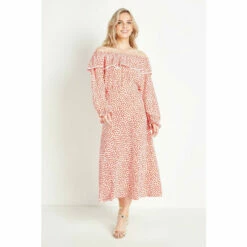 Wallis Petite Red Spot Tipped Bardot Top For Female -Cheap Wallis Store unnamed file 4921