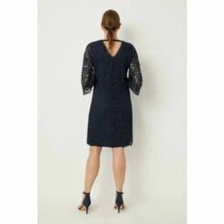 Wallis Tall Lace 3/4 Sleeve Shift Dress For Female -Cheap Wallis Store unnamed file 496