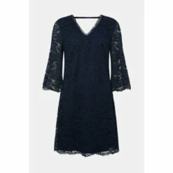 Wallis Tall Lace 3/4 Sleeve Shift Dress For Female -Cheap Wallis Store unnamed file 498