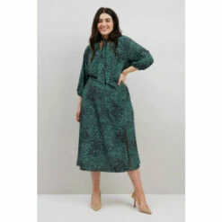 Wallis Curve Animal Scarf Print Dress For Female