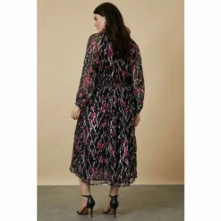 Wallis Curve Black Front Wrap Midi Dress For Female 11 Wallis Curve Black Front Wrap Midi Dress For Female -Cheap Wallis Store unnamed file 5092