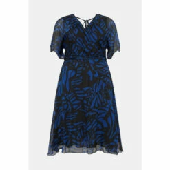 Wallis Curve Black Front Wrap Midi Dress For Female 13 Wallis Curve Black Front Wrap Midi Dress For Female -Cheap Wallis Store unnamed file 5094