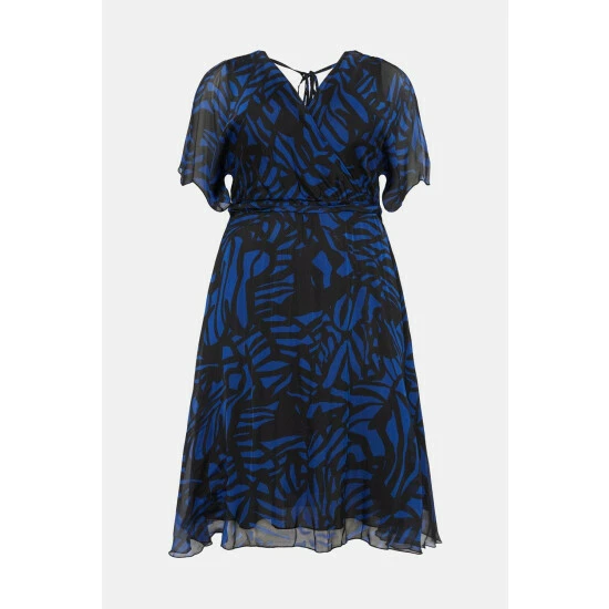 Wallis Curve Black Front Wrap Midi Dress For Female 7 Wallis Curve Black Front Wrap Midi Dress For Female - Image 5