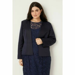 Wallis Curve Satin Edge To Edge Jacket For Female -Cheap Wallis Store unnamed file 510