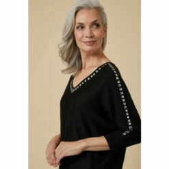 Wallis Embellished Trim Metallic V Neck Tunic For Female 12 Wallis Embellished Trim Metallic V Neck Tunic For Female -Cheap Wallis Store unnamed file 5100