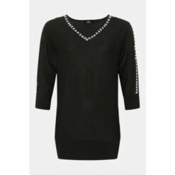 Wallis Embellished Trim Metallic V Neck Tunic For Female 13 Wallis Embellished Trim Metallic V Neck Tunic For Female -Cheap Wallis Store unnamed file 5101