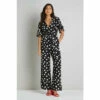 Wallis Spot Printed Tie Waist Jumpsuit For Female 2 Wallis Spot Printed Tie Waist Jumpsuit For Female -Cheap Wallis Store unnamed file 5177