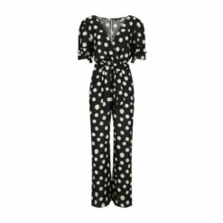 Wallis Spot Printed Tie Waist Jumpsuit For Female -Cheap Wallis Store unnamed file 5181