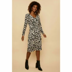 Wallis Tall Mono Non Print Swing Dress For Female -Cheap Wallis Store unnamed file 5196